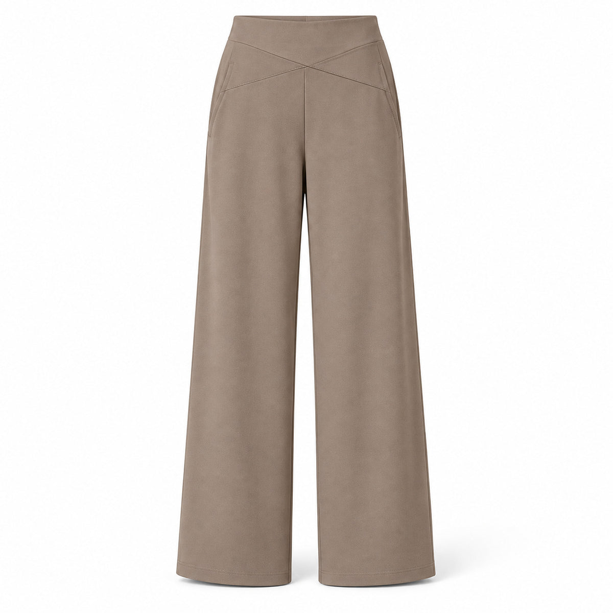 CrossPanel Wide-Leg Pants