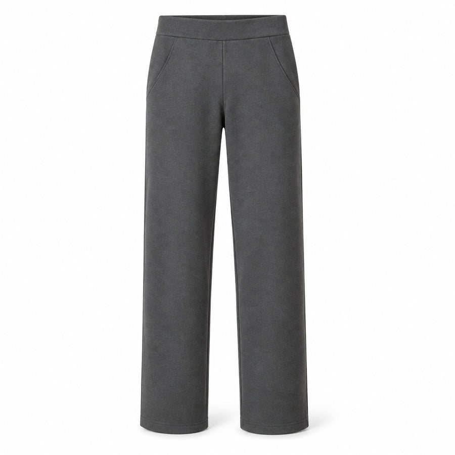 FlexRoute Straight Lounge Pants in Graphite on a white background