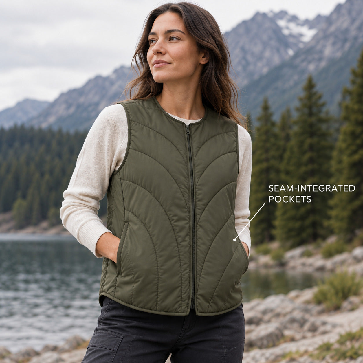 CurveQuilt Lightweight Vest