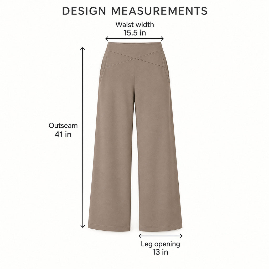 CrossPanel Wide-Leg Pants