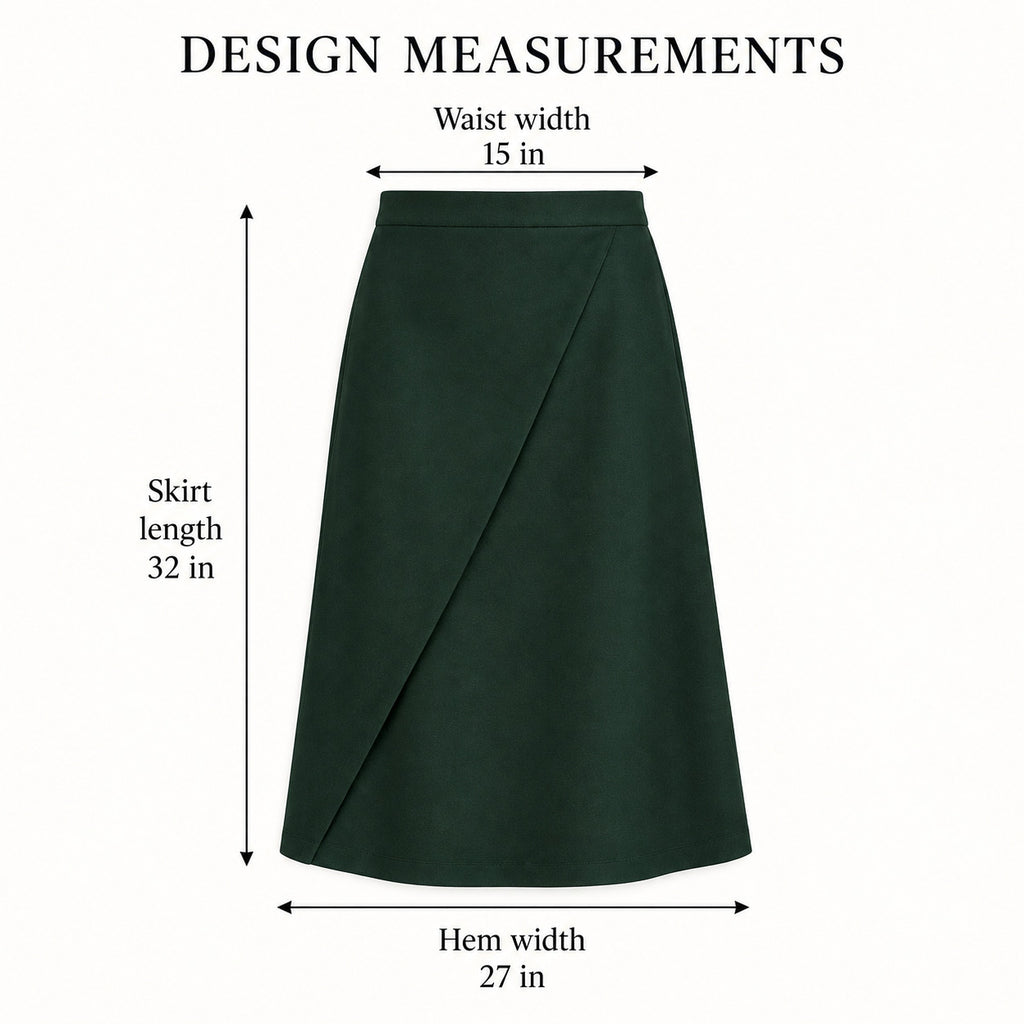 WrapLine Everyday Midi Skirt
