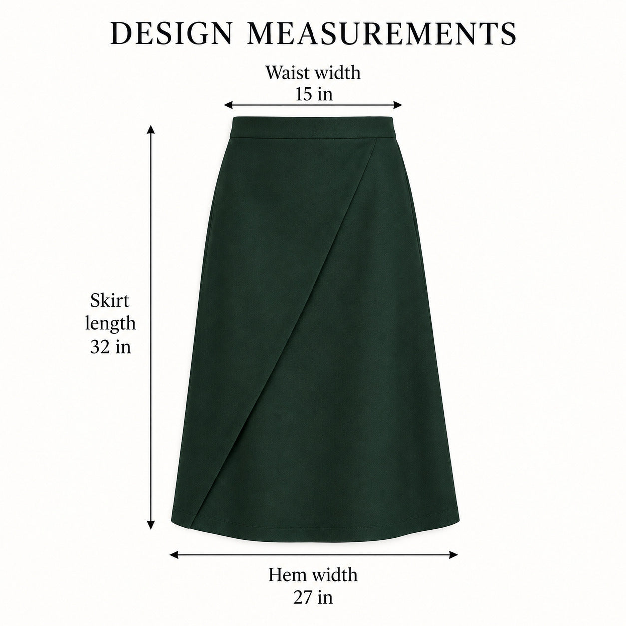 WrapLine Everyday Midi Skirt