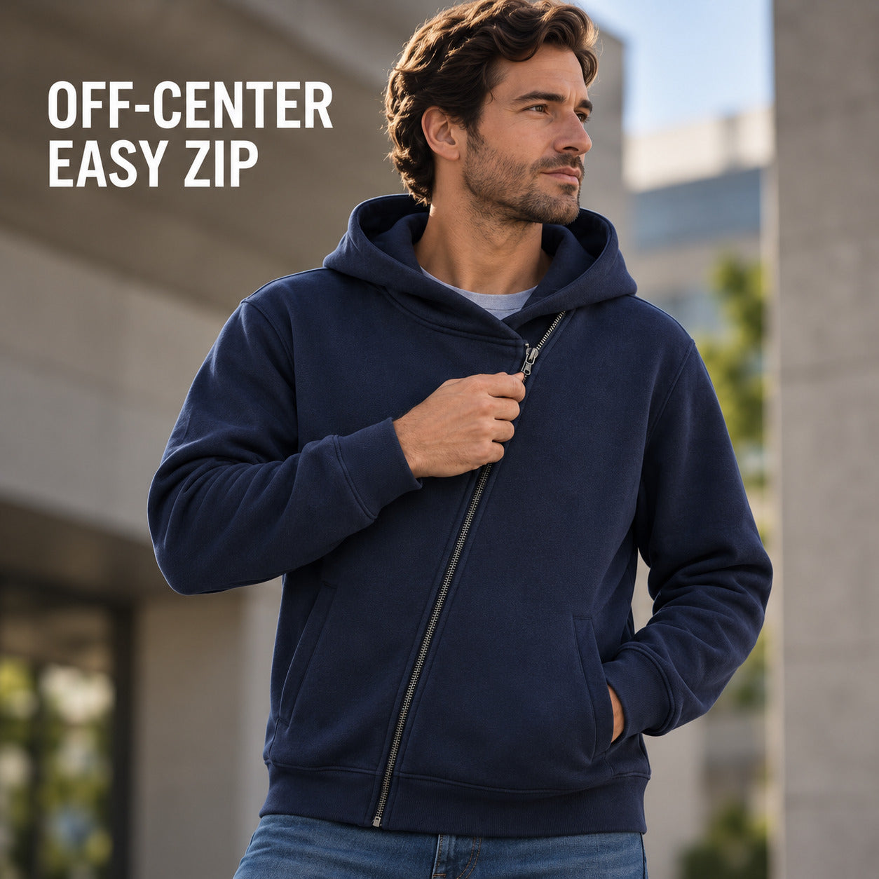 SplitPath Zip Hoodie