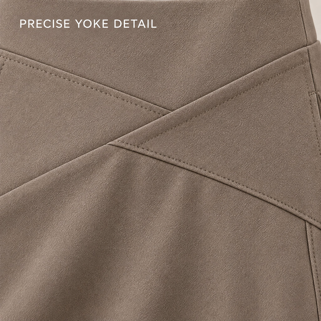 CrossPanel Wide-Leg Pants